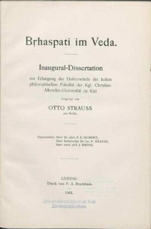 Bṛhaspati im Veda