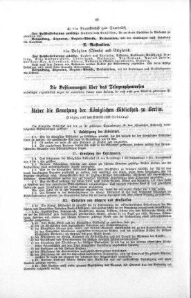 Ueber die Benutzung der königlichen Bibliothek zu Berlin