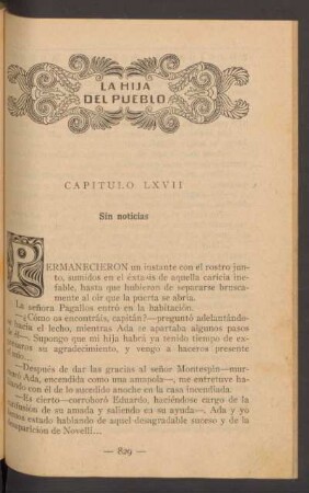 Capítulo LXVII - Sin noticias