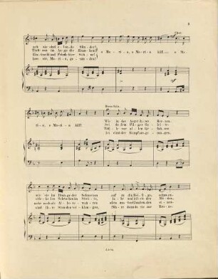 Drei Marienlieder : für 4 Singstimmen und Orgel