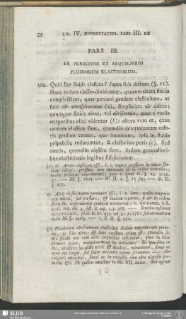Pars III. De Pressione Et Aequilibrio Fluidorum Elasticorum