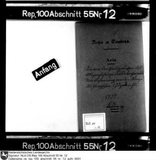 Befreiung der Hausgenossen des Meyerhofes zu Schledehausen von der Wroge des Iburgschen Gogerichts