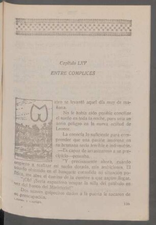 Capítulo LXV - Entre cómplices
