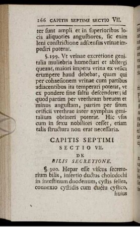 Sectio VII. De Bilis Secretione.