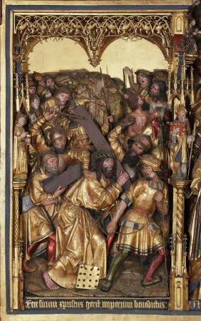 Szenen der Passion Christi bis zur Himmelfahrt — Kreuztragung