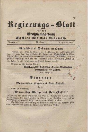 Nr. 4 : 15. Februar 1859