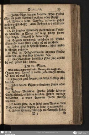 Ten 22. Staw