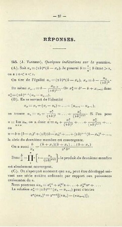 Réponses.