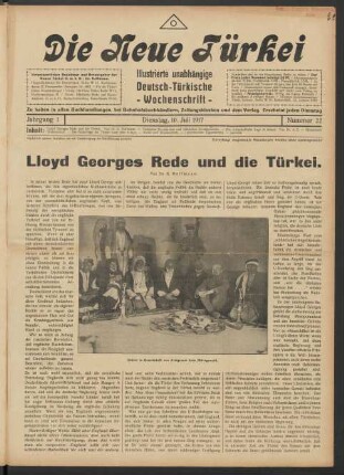 Jahrgang 1. Dienstag, 10. Juli 1917. Nummer 22