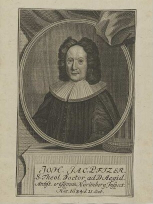 Bildnis des Joh. Jac. Pfizer
