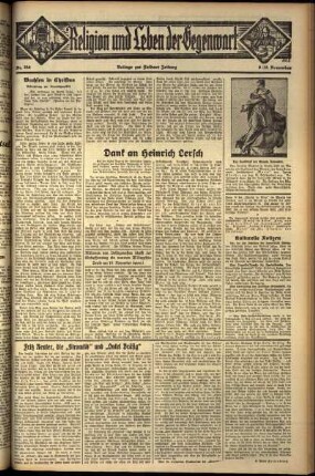 Vierte Ausgabe vom Samstag, den 09. November 1935.