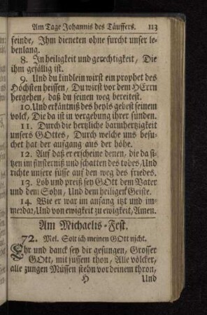 Am Michaelis-Fest.