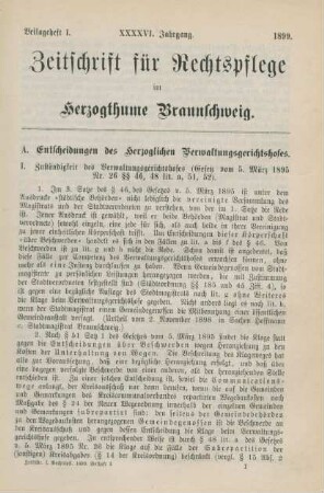 Beilageheft I