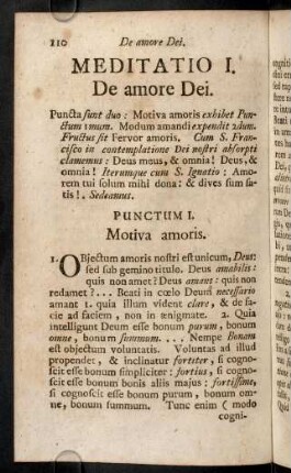 110-120, Punctum I. Motiva amoris.