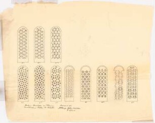 Sankt Antonius Basilika, Rheine: Durchbrochene Platten der Vorhalle 1:10
