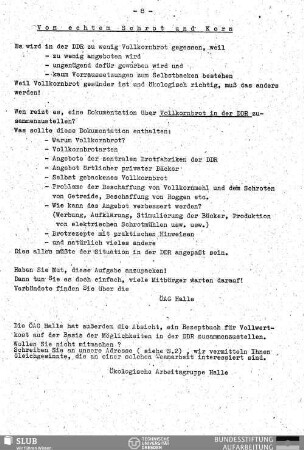 Von echtem Schrot und Korn