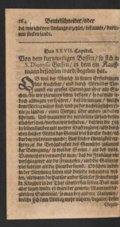 Das XXVII. Capitel.
