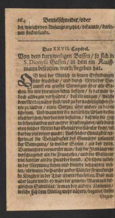 Das XXVII. Capitel.