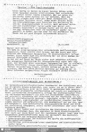 Antifaschismus-Wahrung oder Neubestimmung?
