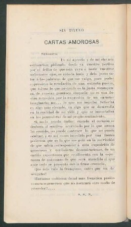 Cartas amorosas