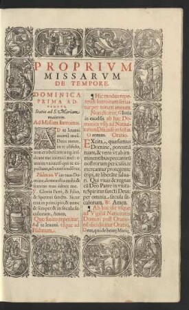 Dominica Prima Adventus. - In Nativitate Domini.