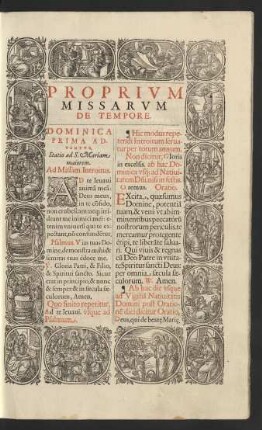 Dominica Prima Adventus. - In Nativitate Domini.