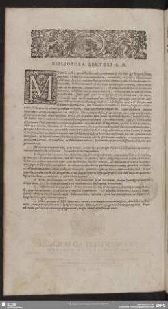 Bibliopola Lectori