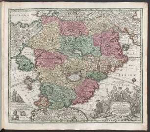 Accurata Utopiae Tabula : Das ist Der Neu-entdeckten Schalck-Welt oder des so offt benannten, und doch nie erkannten Schlaraffenlandes Neu-erfundene lächerliche Land-Tabell Worinnen all und jede Laster in besondere Königreich, Provintzien und Herrschafften abgetheilet Beyneben auch die nächst angräntzende Länder der Frommen des Zeitlichen Auff- u. Unterg. auch ewigen Verderbens Regionen