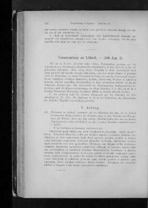 Versammlung zu Lübeck. - 1386 Jan. 25.