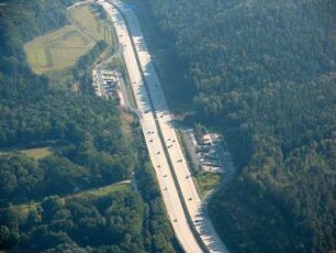 Hainspitz, BAB A 9, Raststätte bei Hainspitz