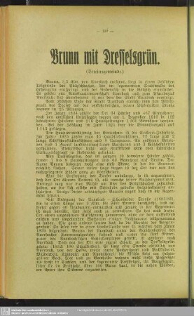 Brunn mit Dresselsgrün