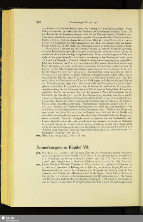 Anmerkungen zu Kapitel VII.