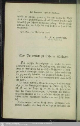 Aus Vorworten zu früheren Auflagen