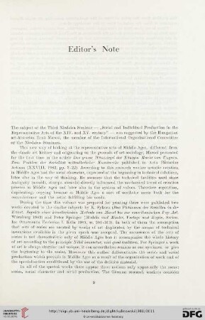 Editor's Note