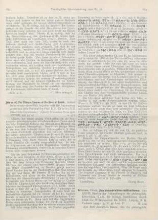 653-654 [Rezension] Charles, R. H. (Ed.), Henoch. The Ethiopic Version of the Book of Enoch