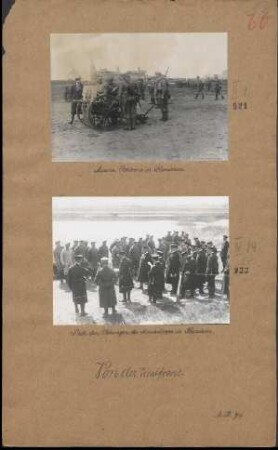 Nach den Übungen des Marinekorps in Flandern