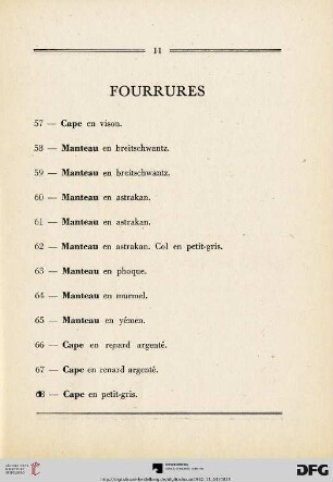 Fourrures