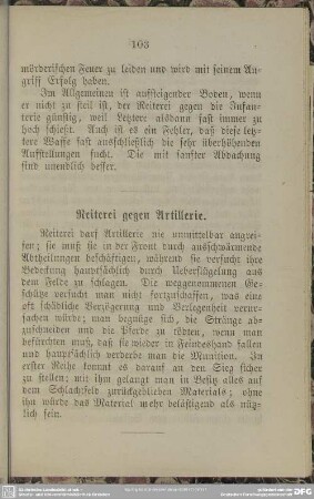 Reiterei gegen Artillerie