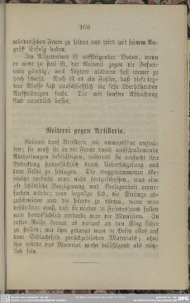 Reiterei gegen Artillerie