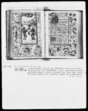 Tagzeiten und Gebete — Verkündigung an die Hirten, Folio 88verso