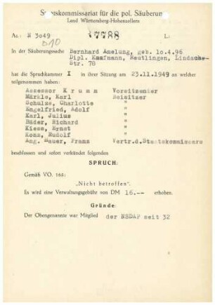 Amelung, Bernhard
