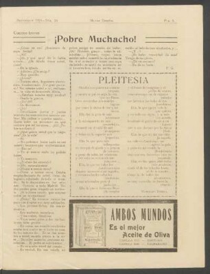 ¡Pobre muchacho! : Cuentos breves [Novelitas]