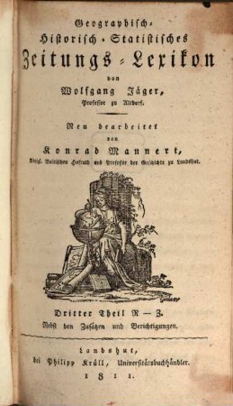 Geographisch-Historisch-Statistisches Zeitungs-Lexicon, 3. R - Z