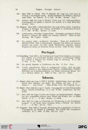 Schweiz (Nr. 771-775)