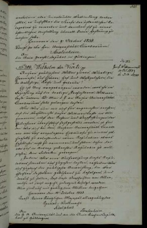 Neue Regelungen der Professoren-Witwen und -Waisen-Kasse.