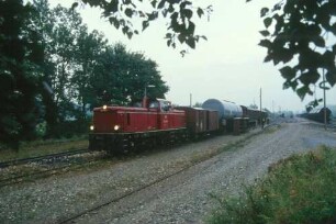 Warthausen Lok 251 903 Güterzug Pufferwagen