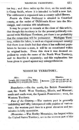 Missouri territory