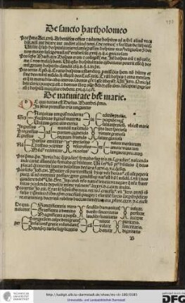 De qua natus est... Matthei primo. In verbis premissis tria tanguntur scilicet nativitas temporalis moderna in editione prolis...