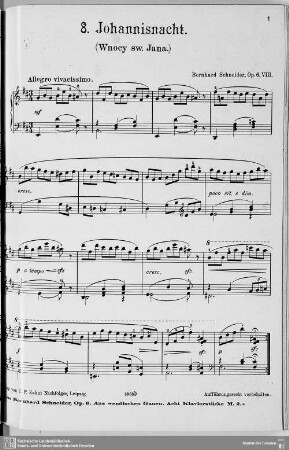 Musikbeilage zum Salonblatt