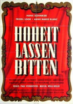 Hoheit lassen bitten